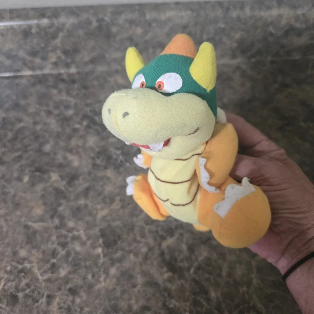 Vintage Nintendo Super Mario 64 Bowser Bean Bag Plush 6